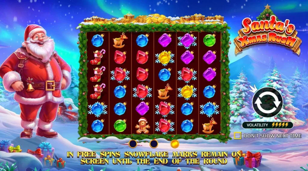 Santa’s Xmas Rush-ซานต้าเอกซ์รัช-Pragmatic-Playใหม่2024-เว็บตรง-111OMG