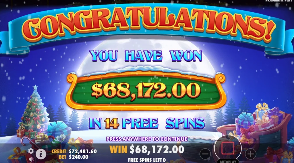 Santa’s Xmas Rush-ซานต้าเอกซ์รัช-Pragmatic-Playใหม่2024-เว็บตรง-111OMG