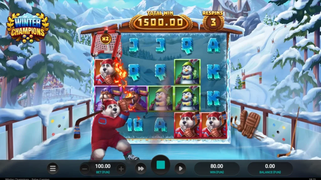 Winter Champions-แข่งขันกีฬาน้ำแข็ง-Relax Gamingใหม่2024-เว็บตรง-111OMG