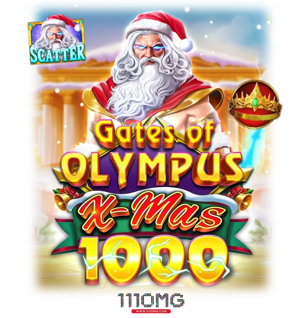 Gates of Olympus Xmas 1000-เทพซานต้าซุส-Pragmatic-Playใหม่2025-เว็บตรง-111OMG