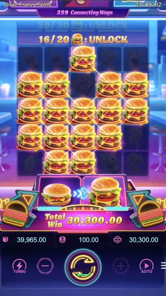 Diner Frenzy Spins pgslot111 เกมสล็อตพีจีใหม่ล่าสุด9