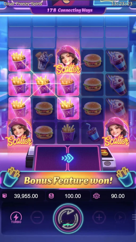 Diner Frenzy Spins pgslot111 เกมสล็อตพีจีใหม่ล่าสุด9