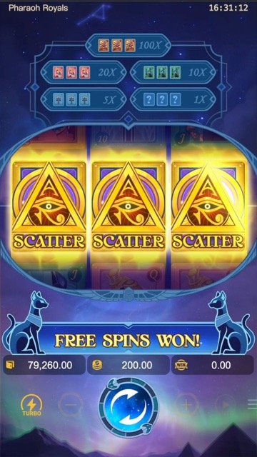 Pharaoh Royals PGSOFT ตารางโบนัสไทม์ pgsoft